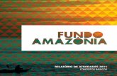 RELATÓRIO DE ATIVIDADES 2011€¦ · Relatório Anual de Atividades do Fundo Amazônia 2011 13 Apesar dos expressivos avanços – que resultaram em uma queda de 75,4% na taxa de