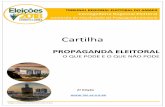 CAPA-cartilha - Eleições 2018- POde e não Podempf.mp.br/preap/cartilhas/tre-ap-cartilha-eleicoes-2018...Justaposição de adesivo ou papel que exceda 0,5m² (meio metro quadrado),