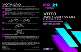 ELEIÇÕES 1 PRESIDENCIAIS 2021 24 DE JANEIRO 2 Desinfetaras ... · antecipado (modelo de requerimento) na freguesia correspondente à sua morada do recenseamento eleitoral, sendo