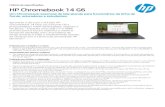HP Chromebook 14 G6 · HP Chromebook 14 G6 Um Chromebook essencial de tela grande para funcionários da linha de frente, educadores e estudantes. Aproveite o dia com o durável HP