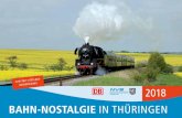 Bahnnostalgie in Thüringenbahnnostalgie-thueringen.de/images/Downloads/2018... · 2017. 12. 19. · 42 Ferkeltaxe – BR 772 44 Oberweißbacher Berg- und Schwarzatalbahn 46 Harzer