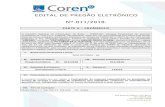 EDITAL DE PREGÃO ELETRÔNICO Nº.011/2018.ba.corens.portalcofen.gov.br/wp-content/uploads/2018/06/... · 2018. 6. 19. · Brasileira de Normas Técnicas (ABNT) em especial a NBR
