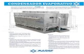 CONDENSADOR EVAPORATIVO - HQOs Condensadores Evaporativos são fabricados em dezesseis modelos com capacidades nominais que variam de 38.000 Kcal/h até 3000.000 Kcal/h com base de