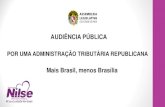 Mais Brasil, menos Brasília · 2019. 9. 12. · investigacao-secreta-receita.pdf. 3º situaÇÃo de crise: desestruturaÇÃo com centralizaÇÃo de poder. como a desestrururaÇÃo