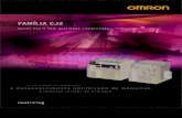 FAMÍLIA CJ2 - Omron · 2020. 2. 11. · As portas USB e Ethernet standard permitem o acesso instantâneo para programação, colocação em serviço, manutenção e resolução de