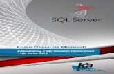 Administering a SQL Database - Ka Solution · Administering a SQL Database Infrastructure - SQL Server 2016 Curso Oficial da Microsoft Este curso de cinco dias ministrado por instrutor