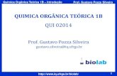 QUIMICA ORGÂNICA TEÓRICA 1B · 2020. 3. 9. · Bruice, Paula Yurkanis - Química organica - Editora Pearson Prentice Hall (ISBN: 8576050048 (v.1); 8576050684 (v.2)) McMurry, John