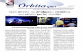 Orbita;pen · 2015. 2. 11. · faz parte de projeto do CNPQ para difusão científica, os visitantes ... Petrobrás de Ciência em Tintas ao trabalho "Tratamento de efluentes da indústria