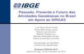 Passado, Presente e Futuro das Atividades Geodésicas no ......Geocêntrico para a América do Sul, de 4 a 7 de outubro de 1993, Assunção, Paraguai • O “Projeto” SIRGAS contemplou