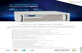 TX TV TE7060H UBX digital - Teletronix- Filtro digital atendendo máscara crítica de 50dB - Amplificadores em topologia DOHERTY, com transistores BLF888E - 52% de eficiência no módulo