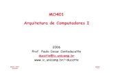 MO401 Arquitetura de Computadores Iducatte/mo401/Slides/ILP... · 2009. 4. 25. · MO401 Arquitetura de Computadores I Paralelismo em Nível de Instruções MO401 7.2 MO401-2007 Revisado