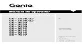 Manual do operador - Genieliftmanuals.gogenielift.com/Operators/Portuguese Brazilian...Manual do operador Oitava edição • Segunda impressão Introdução 2 GS -30 • GS -32 •