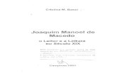 Joaquim Manoel de Macedo - Unicamprepositorio.unicamp.br/bitstream/REPOSIP/269667/1/Bassi... · 2018. 7. 18. · 2. Introdução O presente estudo visa contribuir para a pesquisa