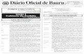 Diário Oficial de Bauru · 2020. 7. 8. · Art. 9º Esta Lei entra em vigor na data de sua publicação. Bauru, 08 de julho de 2.020. CLODOALDO ARMANDO GAZZETTA PREFEITO MUNICIPAL