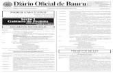 Diário Oficial de Bauru · 2021. 2. 22. · TERÇA, 23 DE FEVEREIRO DE 2.021 DIÁRIO OFICIAL DE BAURU 1 ANO XXVI - Edição 3.373 TERÇA, 23 DE FEVEREIRO DE 2.021 EDIÇÃO DIGITAL