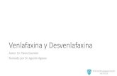 Venlafaxina y Desvenlafaxina...Venlafaxina y Desvenlafaxina –MDA •Venlafaxina y desvenlafaxina: •Inhibición del transp. de 5-HT (SERT) •Inhibición del transp. de NE (NET)