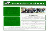E A VERDÃO DIÁRIO - CEFET-MG · 2014. 9. 18. · recuperação da Bacia da Lagoa da Pampulha – Propam, no qual visa medidas que contribuam para a solução dos problemas existentes