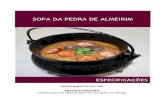 SOPA DA PEDRA DE ALMEIRIM - Produtos Tradicionais Portugueses · 2020. 8. 11. · A “Sopa da Pedra de Almeirim” é uma especialidade cozinhada à base de vegetais, nomeadamente