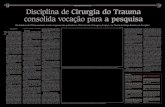 Disciplina de Cirurgia do Trauma consolida vocação para a pesquisa · 2012. 10. 19. · pacientes com trauma hepático foram admi-tidos no HC. Deste total, 294 dos pacientes tiveram