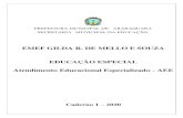 EMEF GILDA R. DE MELLO E SOUZA EDUCAÇÃO ESPECIAL …educararaquara.com/portalsme/cadernos/gilda/caderno1.pdf · 2020. 9. 23. · PREFEITURA MUNICIPAL DE ARARAQUARA SECRETARIA MUNICIPAL