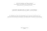 JOSÉ MARCELO DE CASTRO - USP...RESUMO CASTRO, J.M. “A influência da mortalidade por causas externas no desenvolvimento humano na faixa de fronteira brasileira”. 2011. 90f.Dissertação