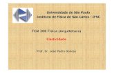 FCM 208 Física(Arquitetura) - USP - IFSC...FCM 208 Física(Arquitetura) Elasticidade Prof. Dr. JoséPedro Donoso Universidadede São Paulo Institutode Físicade São Carlos -IFSC