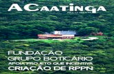 Fundação Grupo Boticário · 2018. 9. 6. · dos domínios da Caatinga. ... do periquito cara-suja (Pyrrhura griseipectus), uma ave exclusiva - mente nordestina, que já foi en-contrada