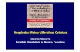 Neoplasias Mieloproliferativas Crónicas · 2012. 6. 8. · Months Ruxolitinib N=107 Control Survival Probability N=310 0 p-value = 0.022 6 1218 24 3036 MDACC Mayo-Rochester* *Estimated