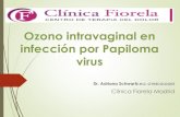 Ozono intravaginal en infección por Papiloma virus€¦ · de las infecciones por VPH en el cuello del útero en pacientas que no habían tenido remisión espontánea transcurridos