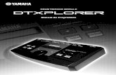 DTXplorer Owner's Manual - Yamaha Corporation · 2019. 1. 24. · Este produto utiliza baterias ou uma fonte de alimentação externa (adaptador AC). ... xNão coloque o cabo de força