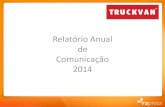 Relatório Anual de Comunicação 2014rspress.com.br/userfiles/fck/Relatório Anual da Truckvan - 2014... · 100 200 300 400 500 600 700 800 2013 2014 472 787 Título do Gráfico