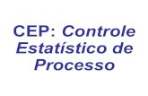 CEP: Controle Estatístico de Processo · 2020. 8. 4. · CEP: Controle Estatístico de Processos • CEP (SPC – Statistical Process Control) é uma técnica estatística para verificar