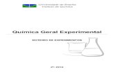 Qu£­mica Geral Experimental - ... Qu£­mica Geral Experimental Instituto de Qu£­mica (UnB) 2 Calend£Œrio