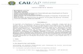 EDITAL CARTA CONVITE N.° 02/2014 Processo: 002/2014 ...O Conselho de Arquitetura e Urbanismo do Amapá – CAU/AP, criado pela lei nº 12.378, de 31 de dezembro de 2010, dotado de