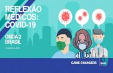 REFLEXÃO MÉDICOS: COVID-19...COVID-19 | BRASIL Pneumologista Infectologista Ginecologista Cardiologista ONDA 2 530 ENTREVISTAS ON-LINE aleatórias com médicos Brasil que fazem atendimento