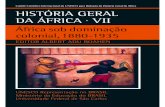 Hist³ria geral da Africa, VII: Africa sob domina§£o colonial, 1880-1935
