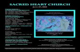 SACRED HEART CHURCH · 2021. 6. 25. · SACRED HEART CHURCH LOS ANGELES, CA (LINCOLN HEIGHTS) ¡FELICIDADES! – El sábado 19 de junio nosotros tuvimos dos hermosas Misas de Primera