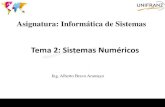 Tema 2: Sistemas Numéricos - GoConqr · 2019. 11. 15. · Sistema numérico decimal El sistema numérico decimal tiene 10 dígitos: del 0 al 9 El sistema numérico decimal tiene