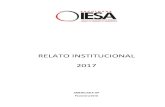 RELATO INSTITUCIONAL 2017 · 2019. 3. 25. · Este Relato Institucional tem como base as informações levantadas no IESA- Instituto ... Senhora de Fátima em Americana, estado de
