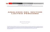 Analisis del sector lacteo peruano · 2021. 7. 25. · CADENA DE LA LECHE ANALISIS DEL SECTOR LACTEO PERUANO Mauricio Zavala Pope 1 diciembre del 2010 1Este trabajo ha sido elaborado