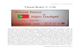 Visual Rotor V 1 - ea7HG · 2019. 7. 17. · Visual Rotor é um programa criado para Arduino Mega 2560, juntamente com um ecrã táctil TFT de 4,3 polegadas WQVGA de 480 * 272 e um