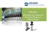 Aplicações em Indústrias de Engarrafadoras e Pasteurização...Nossa Empresa Home Page: E-mail: delmar@delmarcbr.com.br (71) 2103-7568 Desde 1994 a Delmar Controls distribui para