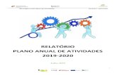 RELATÓRIO PLANO ANUAL DE ATIVIDADES 2019-2020