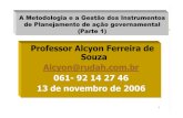 Professor Alcyon Ferreira de Souza Alcyon@rudah.com.br 061 ...