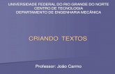 CRIANDO TEXTOS - Docentes