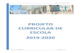 PROJETO CURRICULAR DE ESCOLA 2019-2020