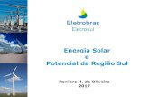 Energia Solar e Potencial da Região Sul