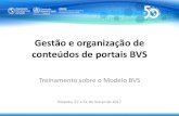 Gestão e organização de conteúdos de portais BVS