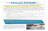 Dicas PDDE - FNDE