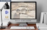 ANTROPOLOGIA DO DIREITO NO BRASIL
